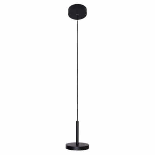 Ledowa lampa wisząca Ibiza P0528 8W 3000K nad wyspę czarna