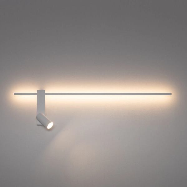 Sufitowa lampa regulowana tuba Easy 11578 metalowa biała