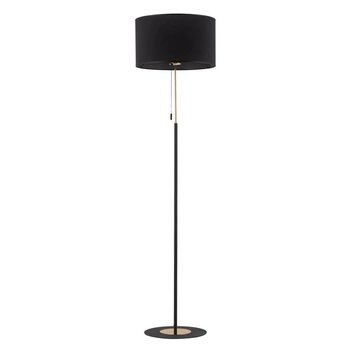 Tkaninowa lampa stojąca LORD 5153 TK Lighting z włącznikiem czarna