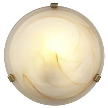 Szklany plafon do salonu Mauritius 90103/20 okrągły brązowy