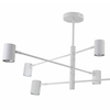 Sufitowa lampa SNOW LP-731/6P WH Light Prestige regulowana do salonu biała