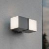 Kinkiet ogrodowy CUBA 5193808118 antracyt LED 24,4W 4000K IP54 na elewację