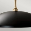 Łańcuchowa wisząca lampa Delarosa KL-DELAROSA-P-BK kopułowa czarna