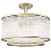 Klasyczna lampa sufitowa SERGIO C0528-05H-V6AC szklana okrągła złota