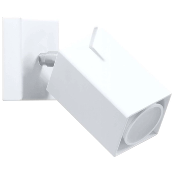 Kinkiet LAMPA ścienna SL.0095 metalowa OPRAWA regulowany reflektorek biały