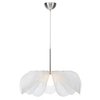 Wisząca lampa jadalniana STYRKA 108818 Markslojd nad stół biały srebrny
