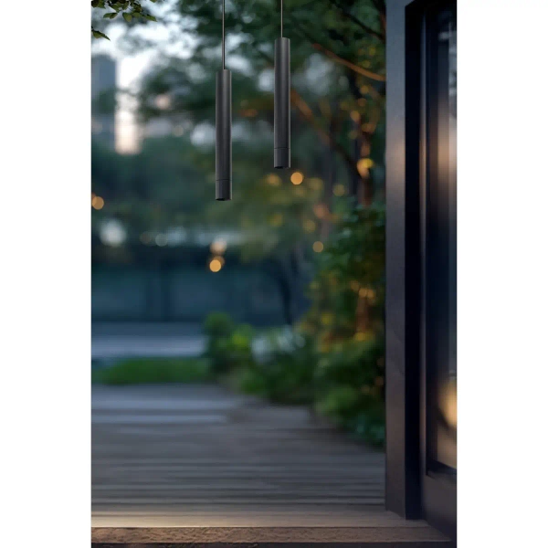 Lampa wisząca do systemu 2-faz TRACK SONIC AZ6960 LED 11W 3000K IP65 czarna