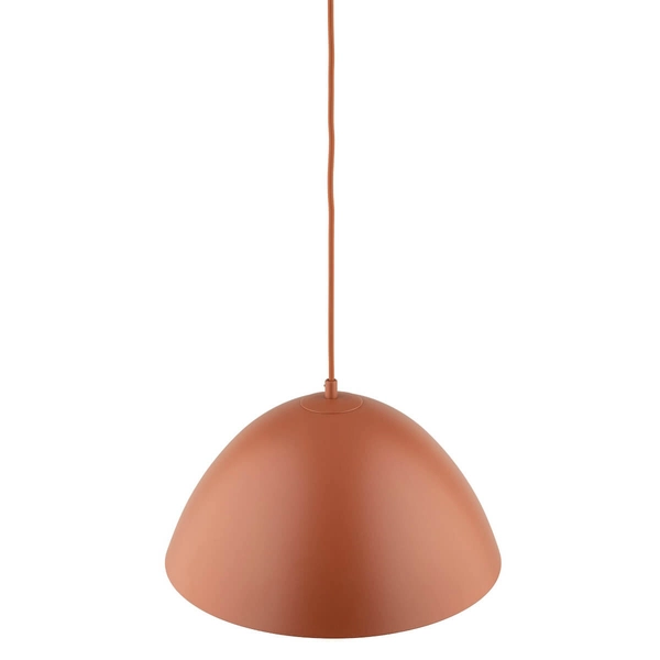 Lampa wisząca nad wyspę Faro 10259 do kuchni półokrąg ceglana