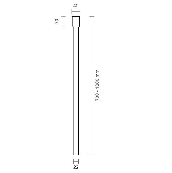 Sufitowa LAMPA tuba ALHA Y 9183 Shilo metalowy downlight sopel biały