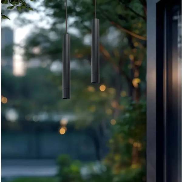 Lampa wisząca do systemów 2-faz TRACK SONIC AZ6962 LED 11W 4000K IP65 czarna