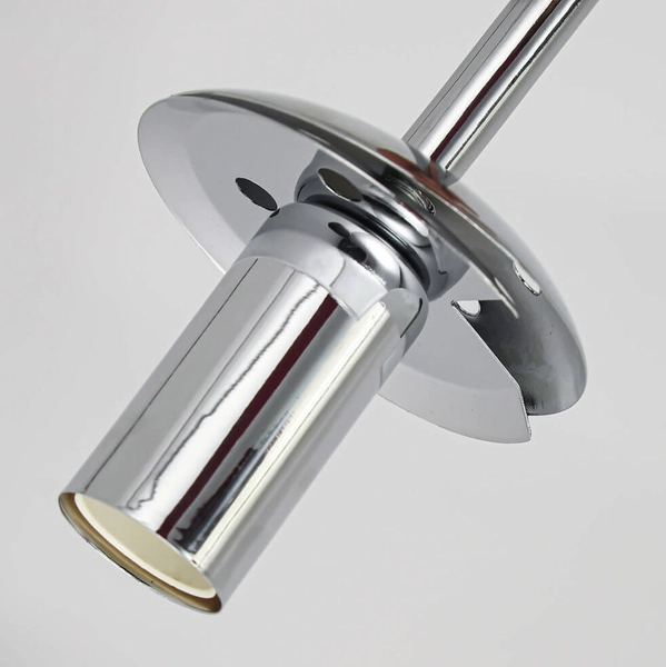 Kulista lampa wisząca Palla LP-2844/1P S CH szklana kula ball chrom