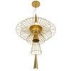 Dekoracyjna lampa wisząca Susso ST-8713P-L Step druciana złota