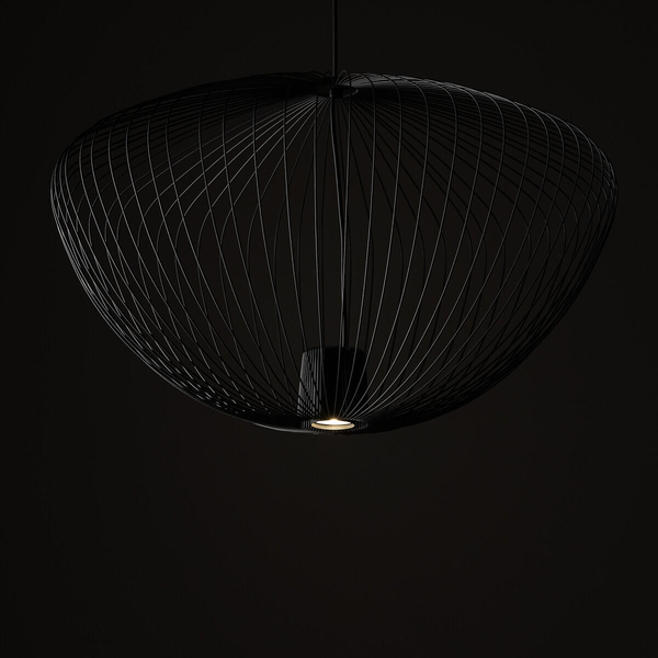 Pojedyncza lampa zwisająca Pumpkin 11252 Nowodvorski druciana jedwabisty grafit