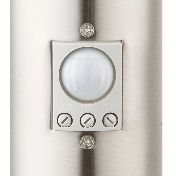 Stojąca lampa zewnętrzna BOSTON z czujnikiem ruchu IP44 stal