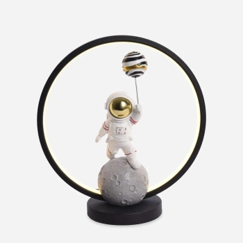 Dziecięca lampka stołowa ASTRONAUTA EX04F307U-1 LED 4W 3000K czarny