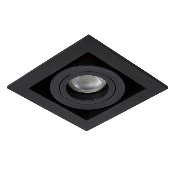 Kwadratowa lampa sufitowa CHIMNEY 09926/01/30 metalowa czarna