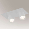 Industrialna LAMPA sufitowa YAMATO 7803 Shilo prostokątna OPRAWA metalowy WPUST tuby regulowane białe