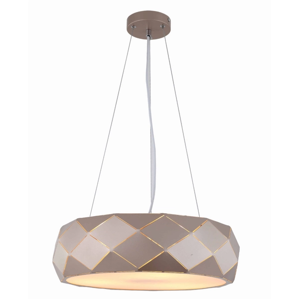 Lampa wisząca Reus LP-8069/1P LED GD Light Prestige okrągła LED 36W 4000K złota