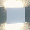 Ogrodowa LAMPA ścienna CHICAGO 315663 Polux elewacyjna OPRAWA metalowa LED 6,5W 4000K outdoor IP44 biała