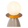 Porcelanowa lampa stołowa Figaro 13544/54/36 Lucide kula biała szara
