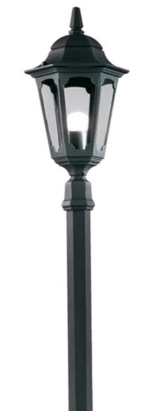 Lampa zewnętrzna Parish PR6-BLACK Elstead do parku czarna