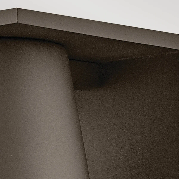 Lampa ścienna na balkon Hans HK-HANS-S-ABZ tuba stożek IP44 brązowy