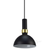 LAMPA wisząca LARRY 106974 Markslojd metalowa OPRAWA zwis kopuła mosiądz czarna