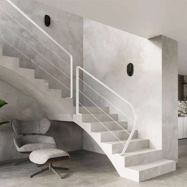 Czarna lampa ścienna SL.1063 metalowy kinkiet do sypialni