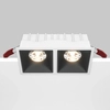 Wpustowa lampa Alfa DL043-02-15W3K-SQ-WB LED 30W 3000K biały czarny