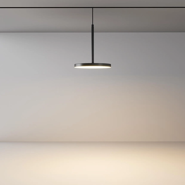 Magnetyczna lampa wisząca Plato TR123-4-15W-DS-B LED 15W 3000K okrąg czarny