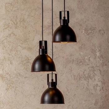 Kaskada wisząca MARS Sigma metalowy zwis do jadalni czarny