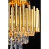 Kryształowa sufitowa lampa Bari 6230/4B TR glamour złoty