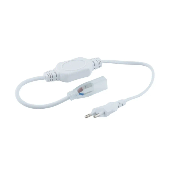Zasilacz do taśm LED z wtyczką  TLA07-5050 kabel 50 cm biały