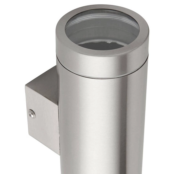 Kinkiet ścienny do salonu Palin XL 98437 metalowy tubka IP44 srebrna