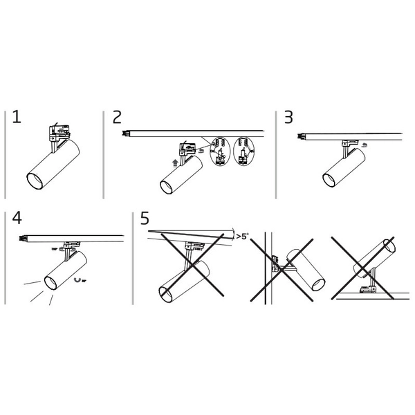 Lampa spot szynowy 3-obwodowa Ctls Tinos 10395 Nowodvorski LED 30W 4000K biała