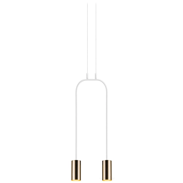 LAMPA wisząca VAI 0292 Amplex metalowa OPRAWA hygge tuby ZWIS na listwie loftowe białe złote