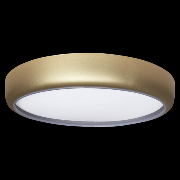 Złota lampa sufitowa Gea LED 36W CCT natynkowy plafon do pokoju