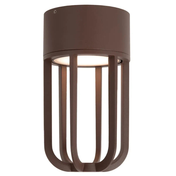 Tarasowa lampa sufitowa Wells 33807/08/97 LED 8W 2700K IP54 brązowy