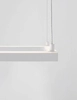 Minimalistyczna lampa wisząca Jean frame LED 30W 3000K biała