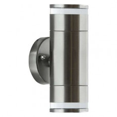 Elewacyjna LAMPA ścienna TARAS 03570 Ideus metalowa OPRAWA zewnętrzna tuba na taras outdoor IP54 satyna