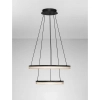 Jadalniana lampa wisząca ESTARIO LE45396 LED 46W 3000K pierścień czarny