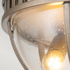 Lampa sufitowa szkło Halleron KL-HALLERON-F-BU Kichler IP44 przezroczysty brąz