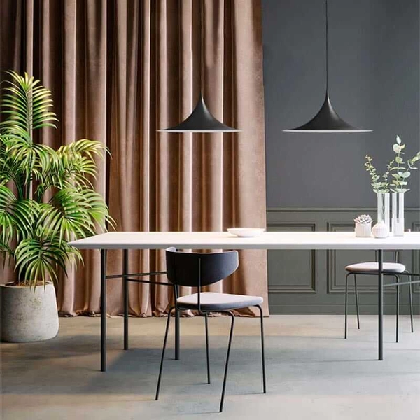 Lampa zawieszana nad stół Oslo ABR-OSLO-B Abruzzo stożek czarna