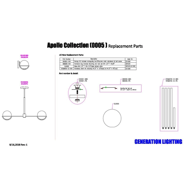 Kinkiet LAMPA ścienna Apollo FE-APOLLO1-PN Elstead FEISS metalowa OPRAWA szklana kula ball condi nikiel biała