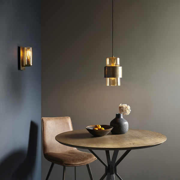 Zwisowa lampa L&-190599 Light& nad stół loftowa patyna mosiądz