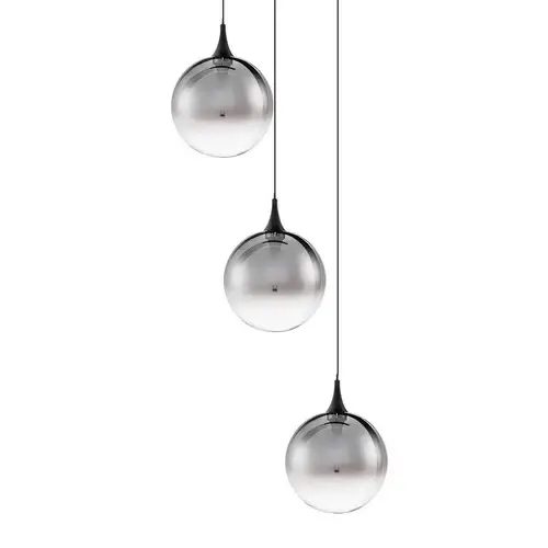Potrójna lampa wisząca LURVELA LE45129 LED 15W 3000K kaskada szara