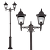Lampa do ogrodu podwójna Chapel CP8-BLACK Elstead maszt czarna