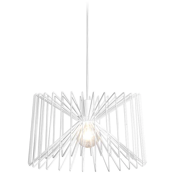 LAMPA wisząca NESS 6767 Nowodvorski industrialna OPRAWA geometryczny ZWIS metalowy biała
