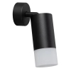 Punktowa lampa ścienna Sonaya LP-2803/1W BK tubka mleczny czarny