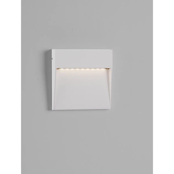 Ścienna lampa na taras LORCENA LE75297 LED 5W 3000K IP54 biała